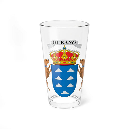 Escudo de Canarias (Spain) (Coat of Arms) Pint Glass 16oz 16oz - Go Mug Yourself