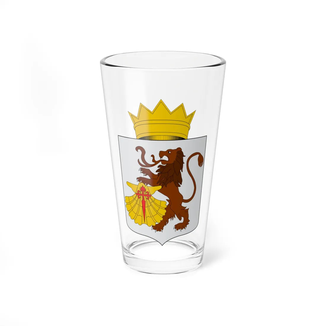 Escudo de Caracas (Venezuela) (Coat of Arms) Pint Glass 16oz 16oz - Go Mug Yourself