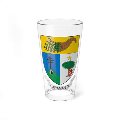 Escudo de Caramanta (Colombia) (Coat of Arms) Pint Glass 16oz 16oz - Go Mug Yourself