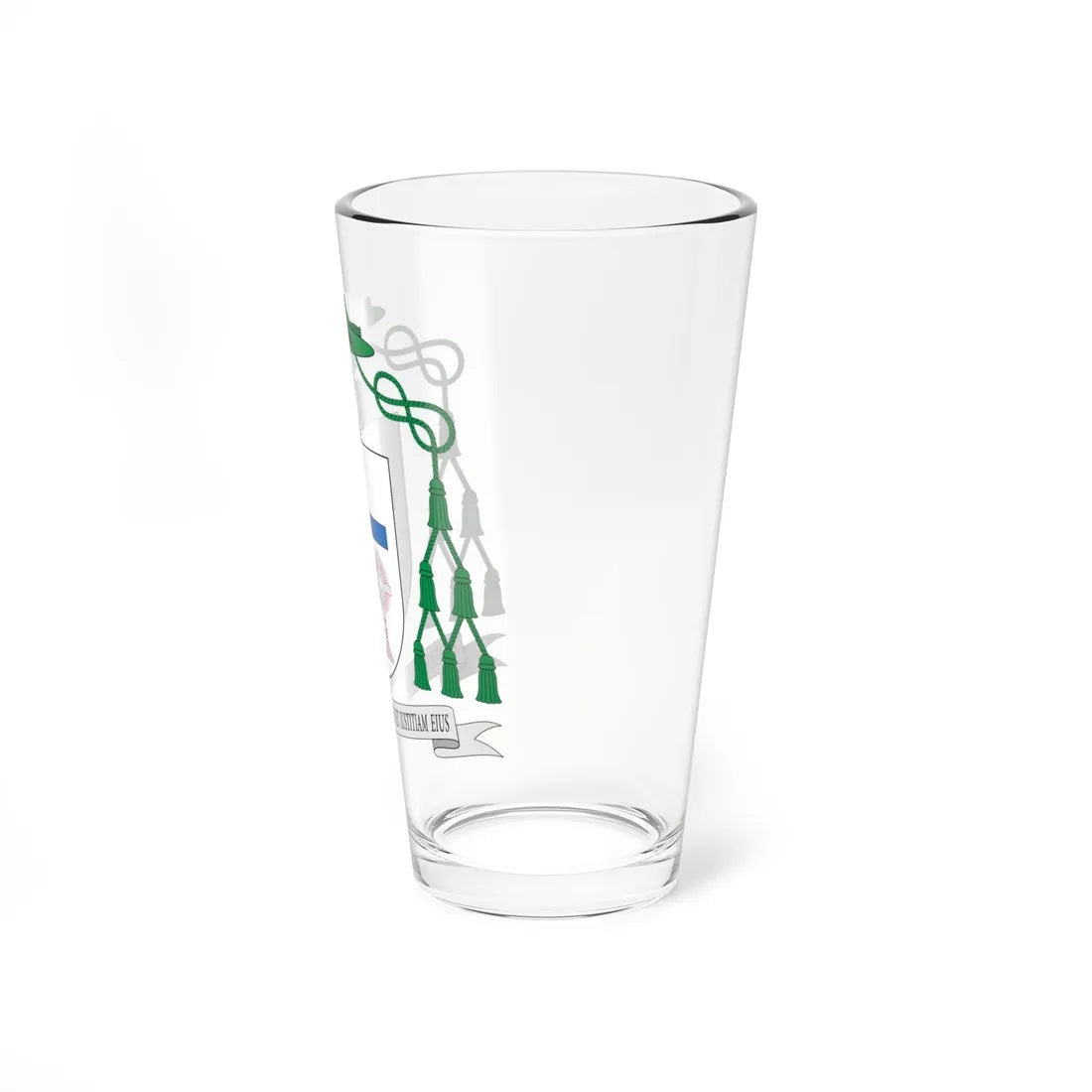 Escudo de Carlos Escribano Subías obispo (Spain) (Coat of Arms) Pint Glass 16oz - Go Mug Yourself
