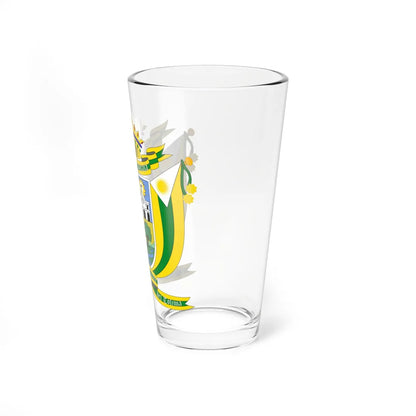 Escudo de Carmen de Apicalá - Tolima (Colombia) (Coat of Arms) Pint Glass 16oz - Go Mug Yourself