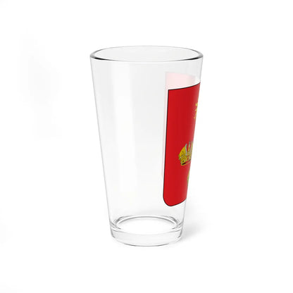 Escudo de Cartago Valle del Cauca (Colombia) (Coat of Arms) Pint Glass 16oz - Go Mug Yourself