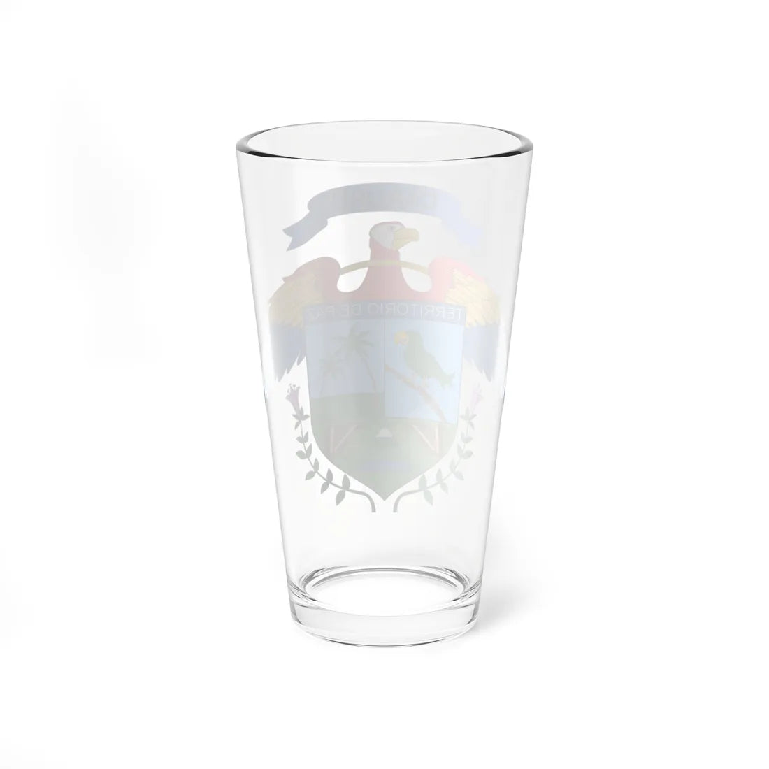 Escudo de Carurú (Colombia) (Coat of Arms) Pint Glass 16oz - Go Mug Yourself
