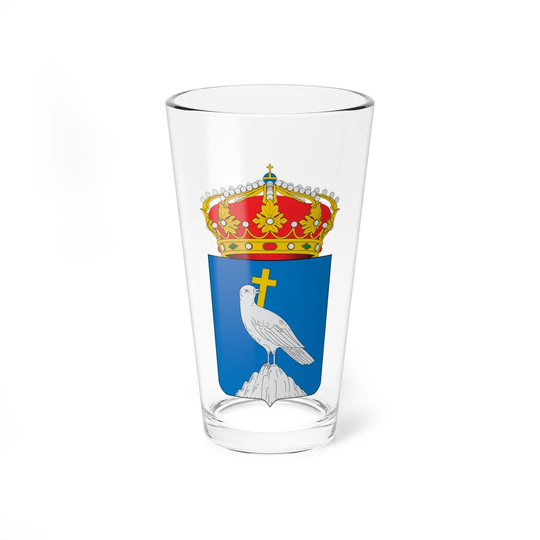 Escudo de Castejón de Valdejasa (Spain) (Coat of Arms) Pint Glass 16oz 16oz - Go Mug Yourself