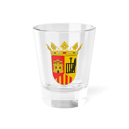 Escudo de Castigaleu (Spain) (Coat of Arms) Shot Glass 1.5oz 1.5oz - Go Mug Yourself