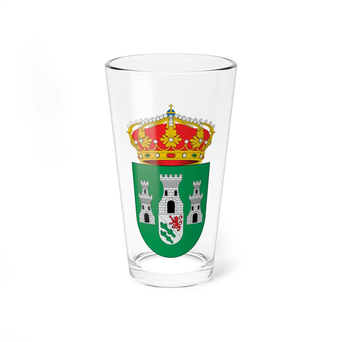 Escudo de Castril (Spain) (Coat of Arms) Pint Glass 16oz 16oz - Go Mug Yourself
