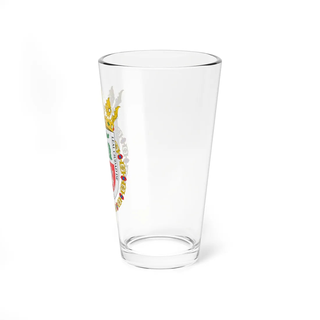 Escudo de Castro Chile (Chile) (Coat of Arms) Pint Glass 16oz - Go Mug Yourself