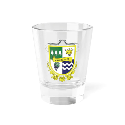 Escudo de Cauquenes (Chile) (Coat of Arms) Shot Glass 1.5oz 1.5oz - Go Mug Yourself