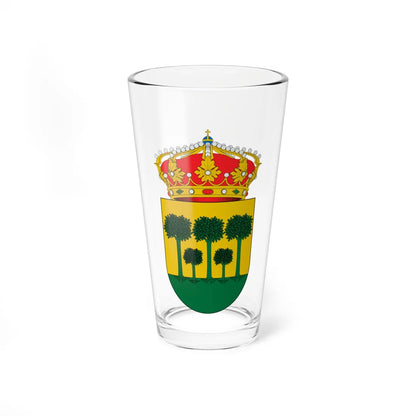 Escudo de Cóbdar (Spain) (Coat of Arms) Pint Glass 16oz 16oz - Go Mug Yourself