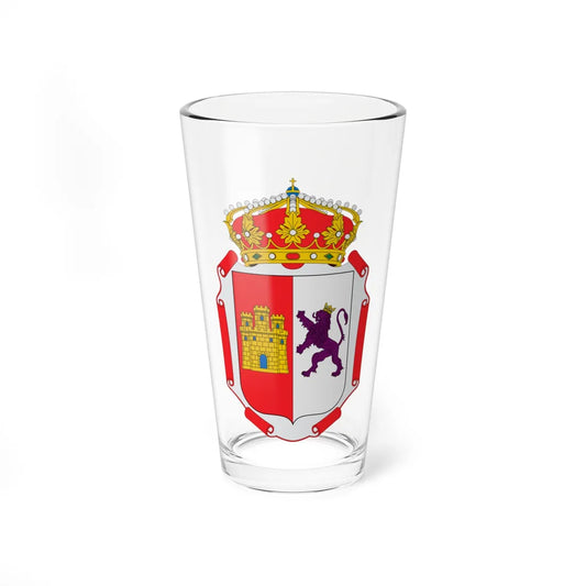 Escudo de Cáceres Antioquia (Colombia) (Coat of Arms) Pint Glass 16oz 16oz - Go Mug Yourself