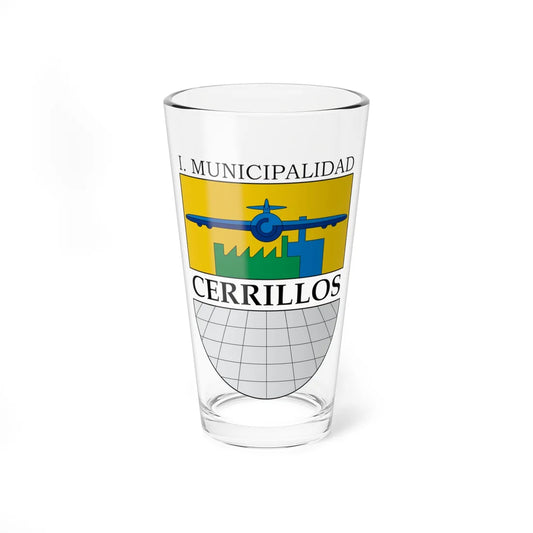 Escudo de Cerrillos (Chile) (Coat of Arms) Pint Glass 16oz 16oz - Go Mug Yourself