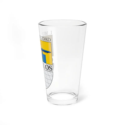 Escudo de Cerrillos (Chile) (Coat of Arms) Pint Glass 16oz - Go Mug Yourself