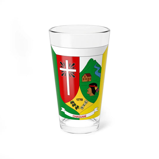 Escudo de Chaguaní - Cundinamarca (Colombia) (Coat of Arms) Pint Glass 16oz 16oz - Go Mug Yourself