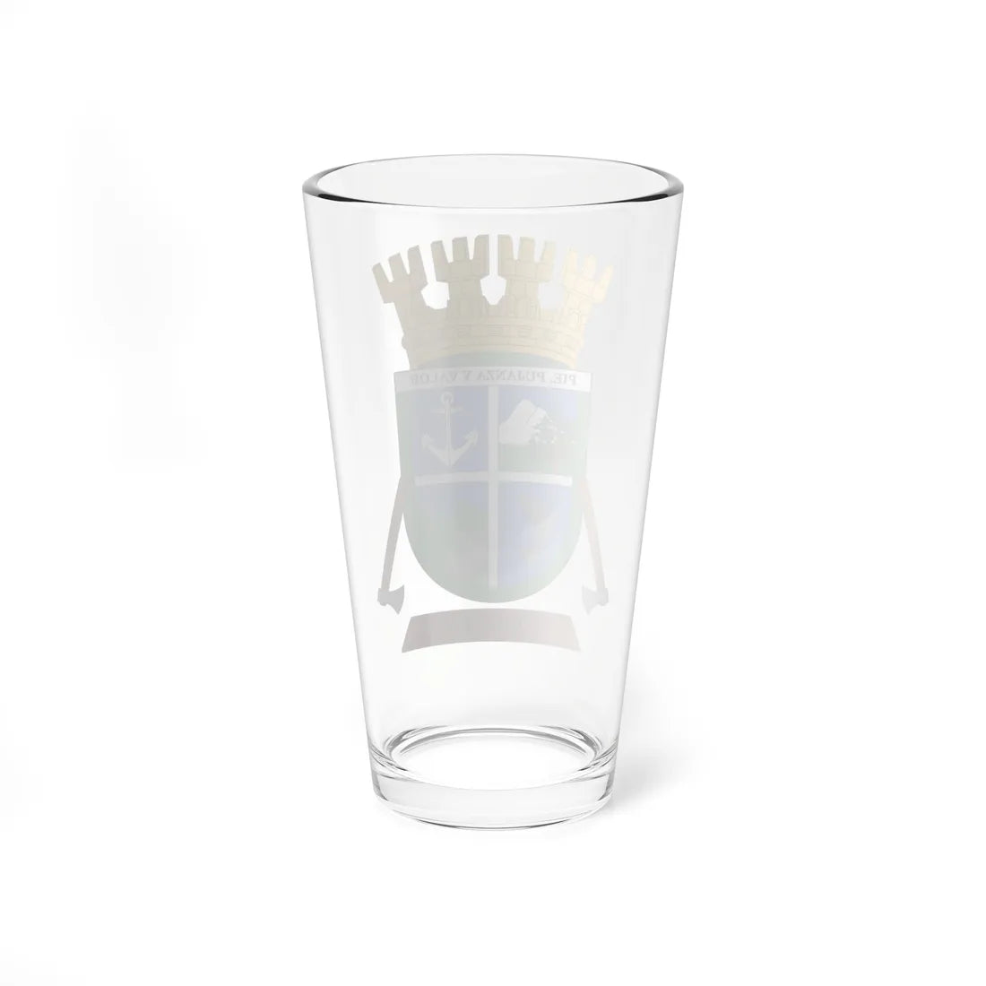 Escudo de Chaitén (Chile) (Coat of Arms) Pint Glass 16oz - Go Mug Yourself