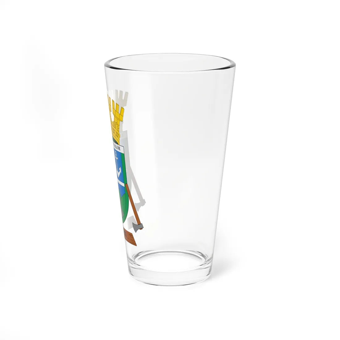 Escudo de Chaitén (Chile) (Coat of Arms) Pint Glass 16oz - Go Mug Yourself