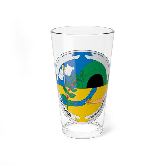 Escudo de Chaparral Tolima (Colombia) (Coat of Arms) Pint Glass 16oz 16oz - Go Mug Yourself