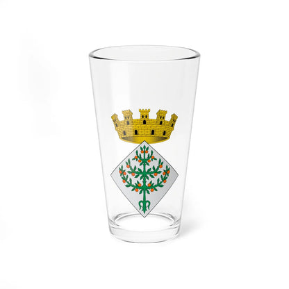 Escudo de Cherta (Spain) (Coat of Arms) Pint Glass 16oz 16oz - Go Mug Yourself