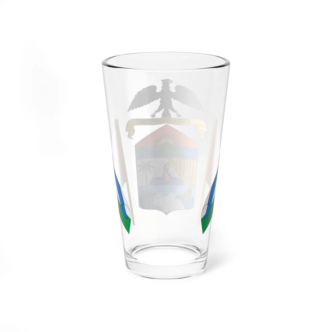 Escudo de Chigorodó (Colombia) (Coat of Arms) Pint Glass 16oz - Go Mug Yourself
