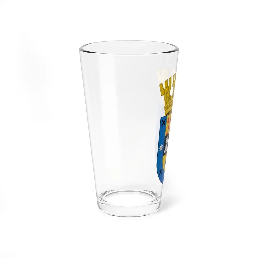 Escudo de Chillán (Chile) (Coat of Arms) Pint Glass 16oz - Go Mug Yourself