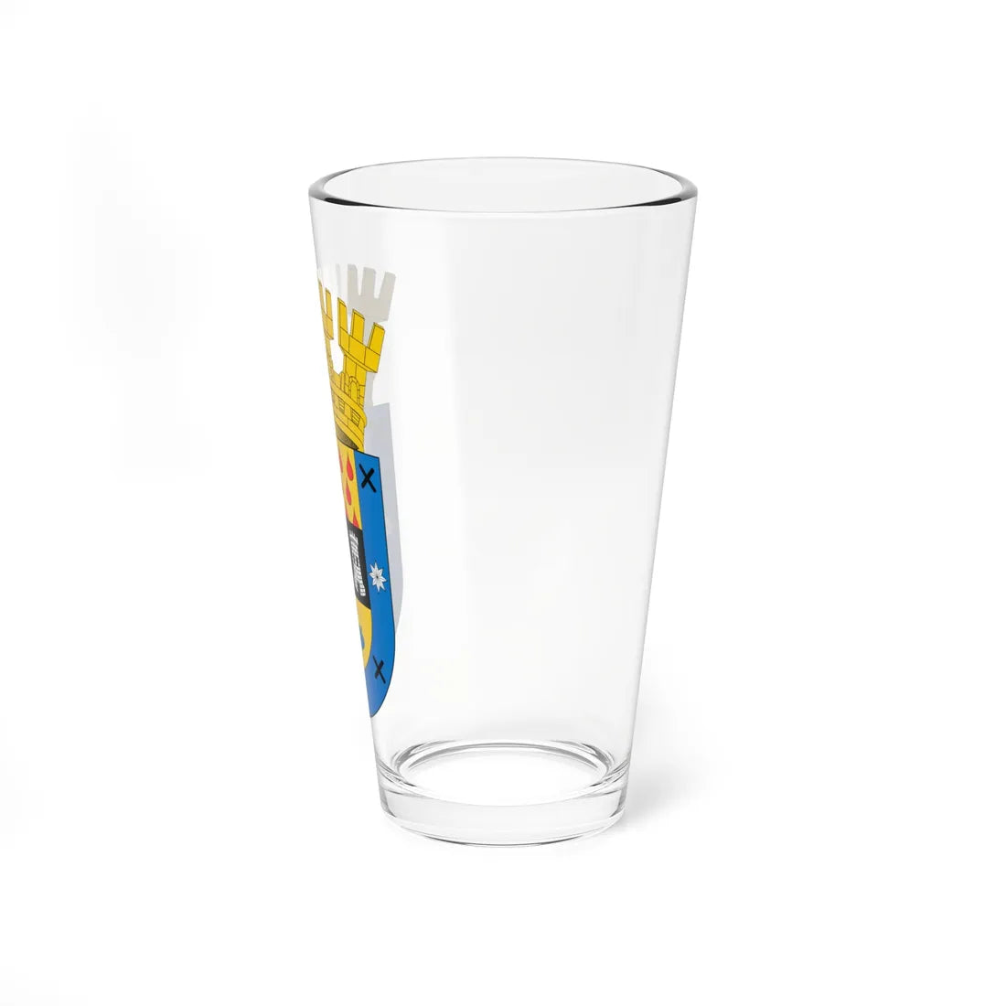 Escudo de Chillán (Chile) (Coat of Arms) Pint Glass 16oz - Go Mug Yourself
