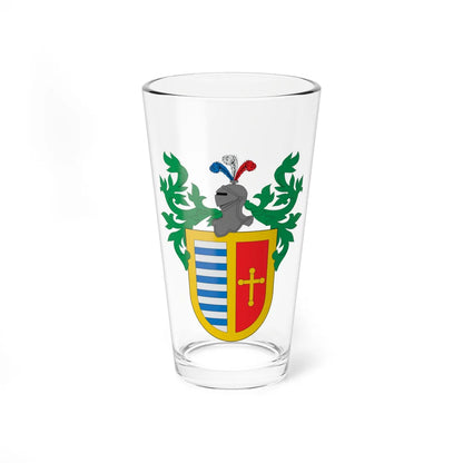 Escudo de Chimbarongo (Chile) (Coat of Arms) Pint Glass 16oz 16oz - Go Mug Yourself