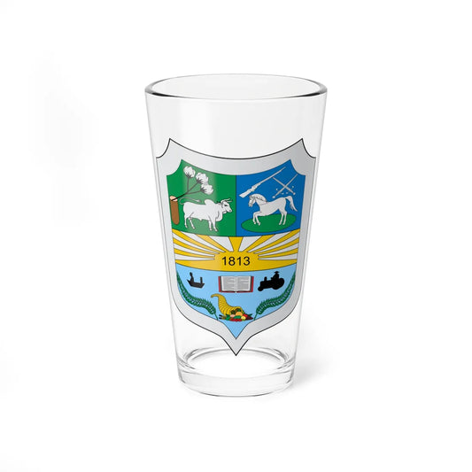 Escudo de Chiriguaná (Colombia) (Coat of Arms) Pint Glass 16oz 16oz - Go Mug Yourself