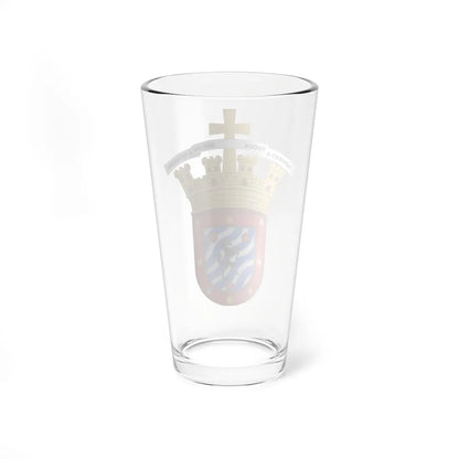 Escudo de Cinco Saltos Río Negro (Argentina) (Coat of Arms) Pint Glass 16oz - Go Mug Yourself