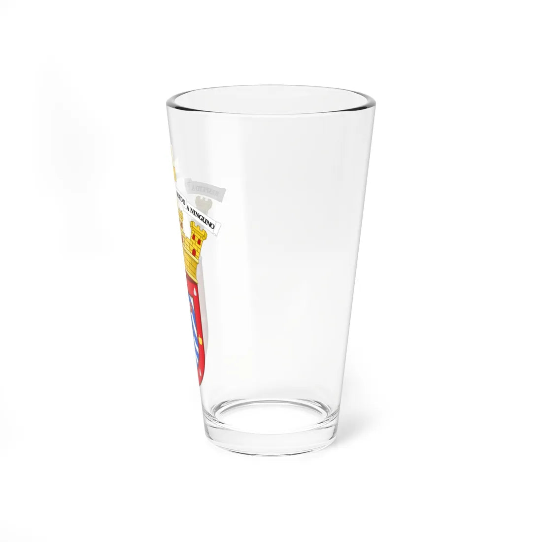 Escudo de Cinco Saltos Río Negro (Argentina) (Coat of Arms) Pint Glass 16oz - Go Mug Yourself