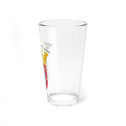 Escudo de Cinco Saltos Río Negro (Argentina) (Coat of Arms) Pint Glass 16oz - Go Mug Yourself