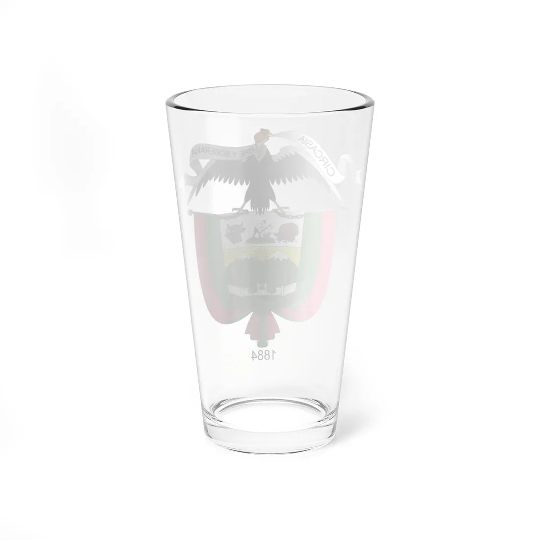 Escudo de Circasia - Quindío (Colombia) (Coat of Arms) Pint Glass 16oz - Go Mug Yourself