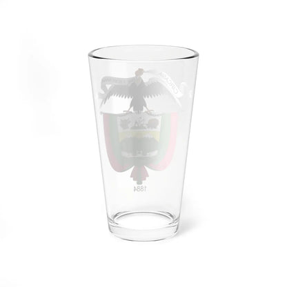 Escudo de Circasia - Quindío (Colombia) (Coat of Arms) Pint Glass 16oz - Go Mug Yourself