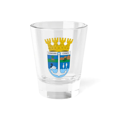 Escudo de Cisnes (Chile) (Coat of Arms) Shot Glass 1.5oz 1.5oz - Go Mug Yourself