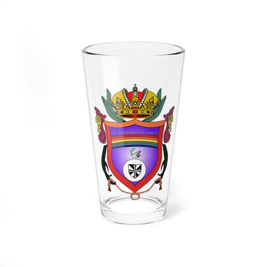 Escudo de Cobán (Costa Rica) (Coat of Arms) Pint Glass 16oz 16oz - Go Mug Yourself