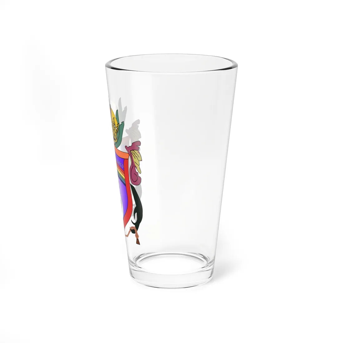 Escudo de Cobán (Costa Rica) (Coat of Arms) Pint Glass 16oz - Go Mug Yourself