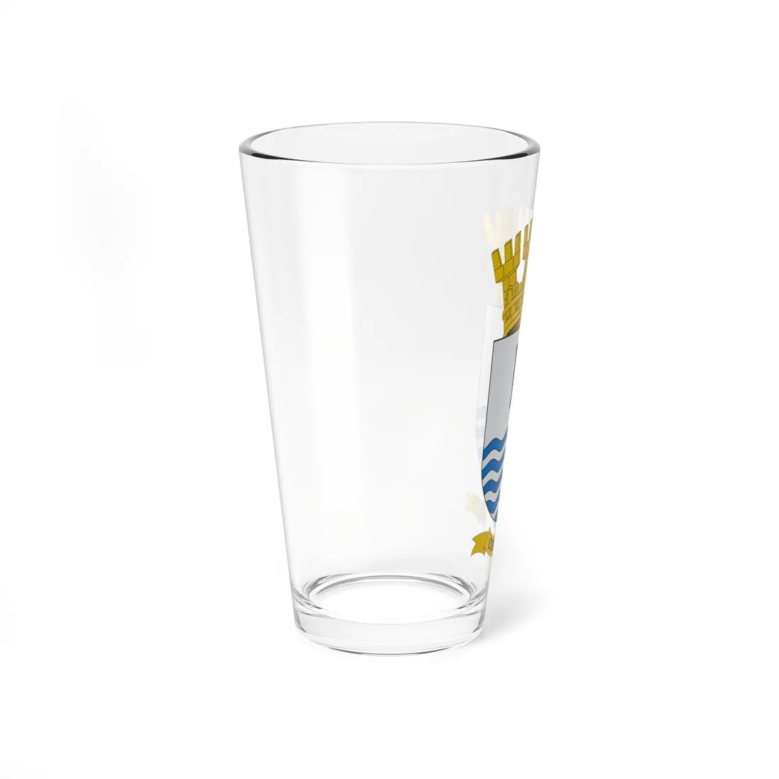 Escudo de Cobquecura (Chile) (Coat of Arms) Pint Glass 16oz - Go Mug Yourself