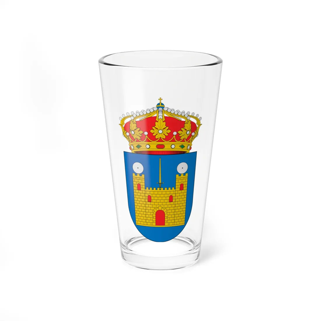 Escudo de Codo (Spain) (Coat of Arms) Pint Glass 16oz 16oz - Go Mug Yourself