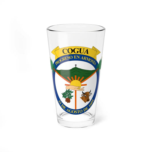 Escudo de Cogua - Cundinamarca (Colombia) (Coat of Arms) Pint Glass 16oz 16oz - Go Mug Yourself