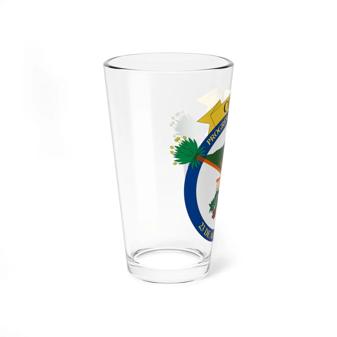 Escudo de Cogua - Cundinamarca (Colombia) (Coat of Arms) Pint Glass 16oz - Go Mug Yourself