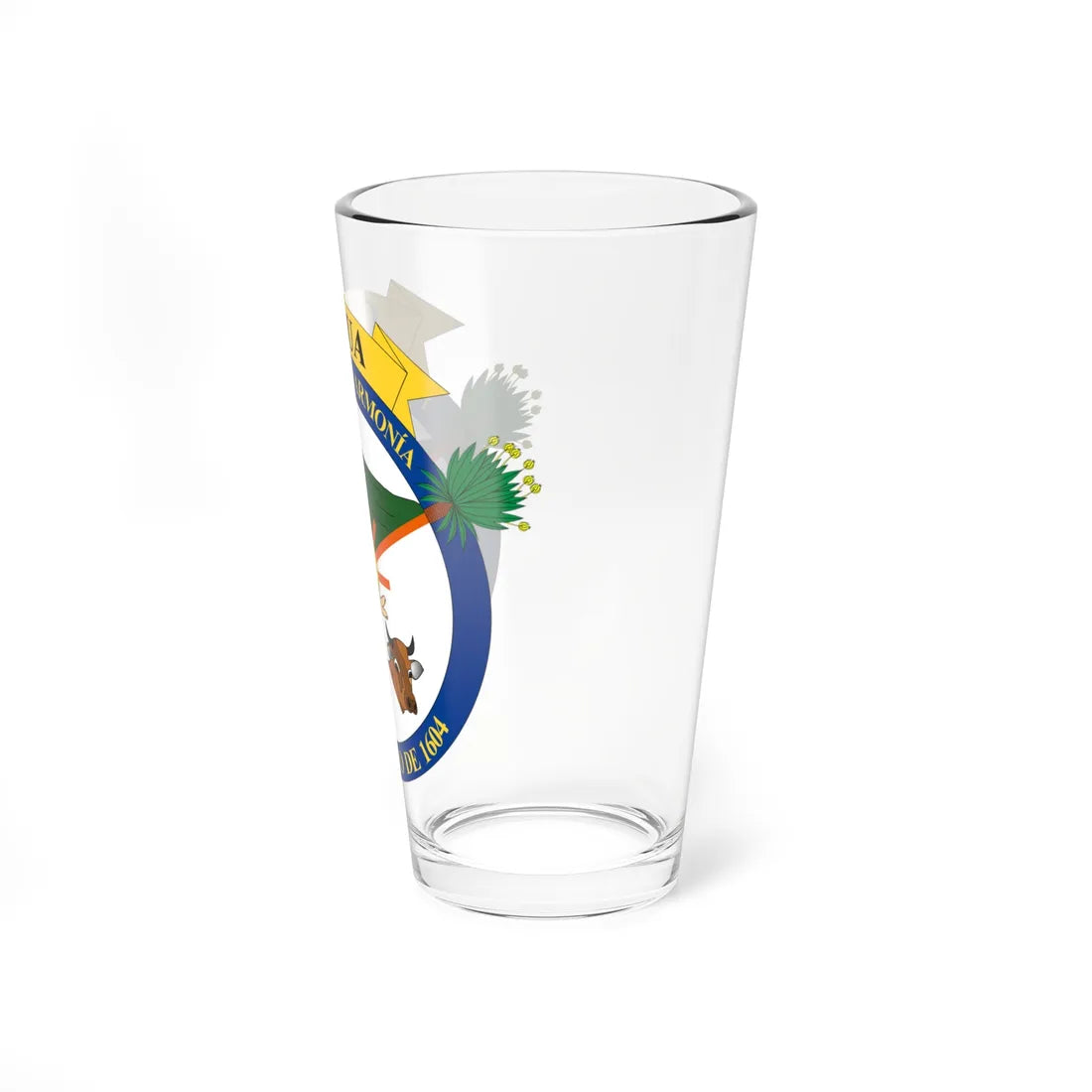Escudo de Cogua - Cundinamarca (Colombia) (Coat of Arms) Pint Glass 16oz - Go Mug Yourself