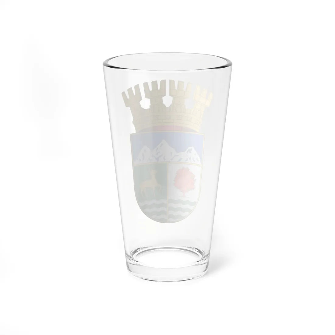 Escudo de Coihaique (Chile) (Coat of Arms) Pint Glass 16oz - Go Mug Yourself