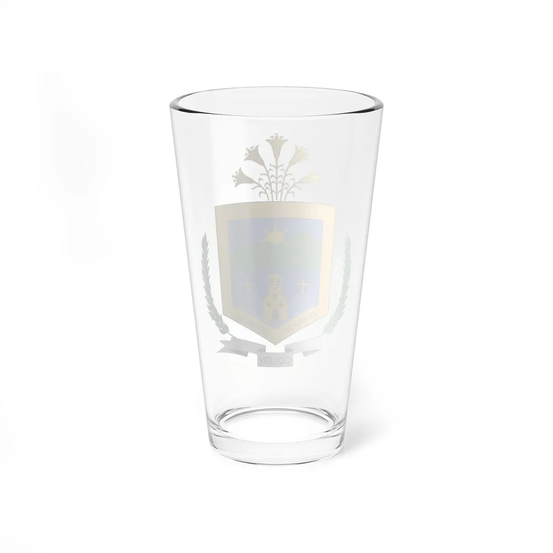 Escudo de Colón Putumayo (Colombia) (Coat of Arms) Pint Glass 16oz - Go Mug Yourself