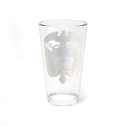 Escudo de Colombia (Colombia) (Coat of Arms) Pint Glass 16oz - Go Mug Yourself