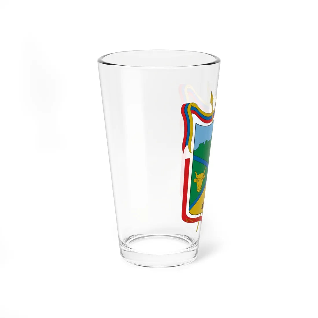 Escudo de Colombia Huila (Colombia) (Coat of Arms) Pint Glass 16oz - Go Mug Yourself