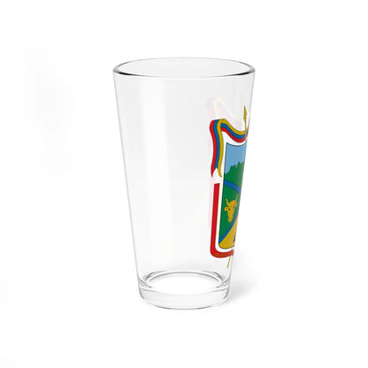 Escudo de Colombia Huila (Colombia) (Coat of Arms) Pint Glass 16oz - Go Mug Yourself