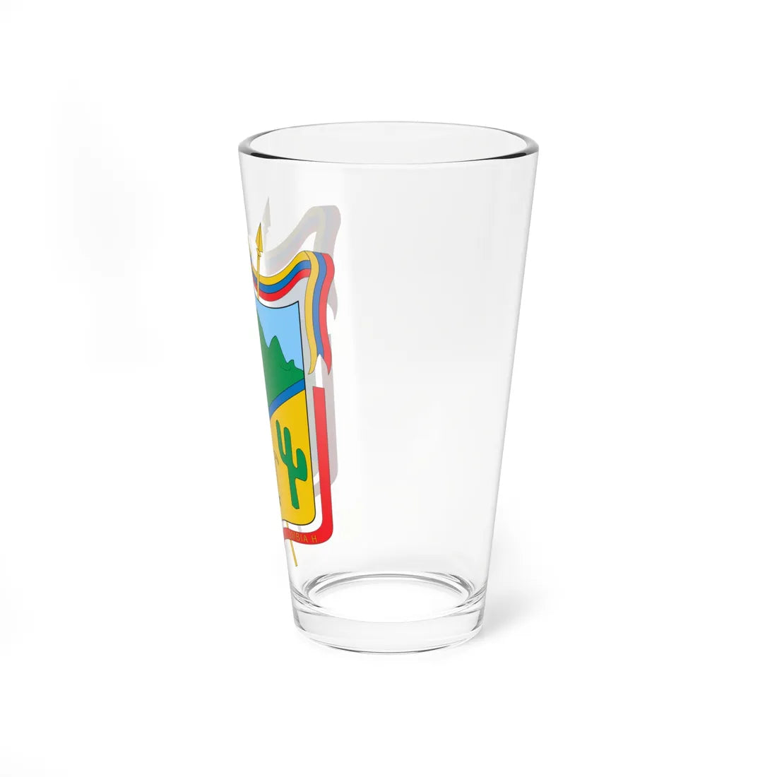 Escudo de Colombia Huila (Colombia) (Coat of Arms) Pint Glass 16oz - Go Mug Yourself