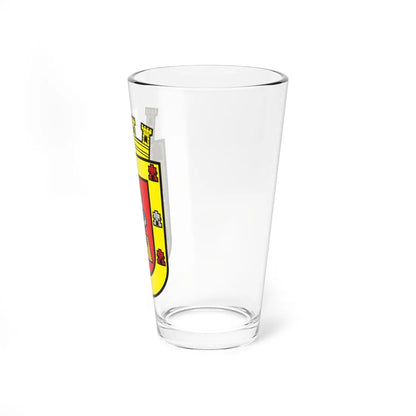 Escudo de COLON Honduras (Costa Rica) (Coat of Arms) Pint Glass 16oz - Go Mug Yourself