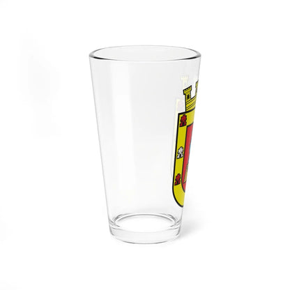 Escudo de COLON Honduras (Honduras) (Coat of Arms) Pint Glass 16oz - Go Mug Yourself