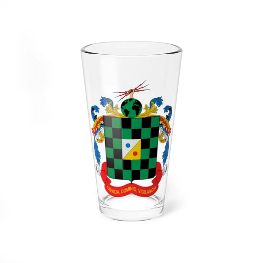 Escudo de Comunicaciones Militares-Colombia (Colombia) (Coat of Arms) Pint Glass 16oz 16oz - Go Mug Yourself