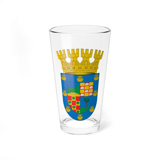 Escudo de Conchalí (Chile) (Coat of Arms) Pint Glass 16oz 16oz - Go Mug Yourself