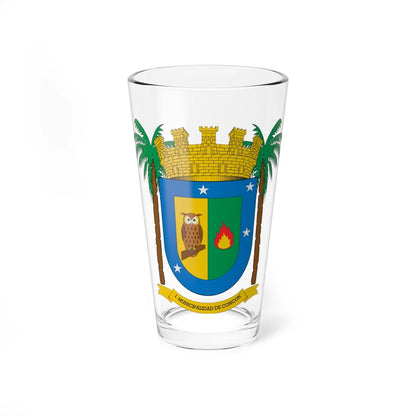 Escudo de Concón (Chile) (Coat of Arms) Pint Glass 16oz 16oz - Go Mug Yourself